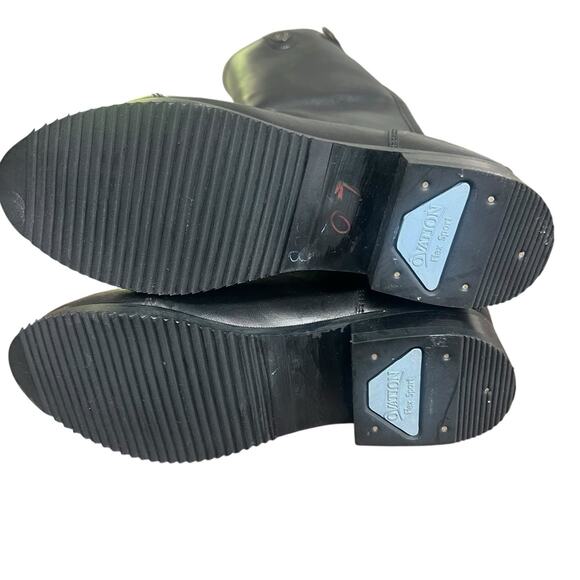 Ovation Girls Black Leather Flex Sport Field Boot Sz 2 Regular Equestrian Riding - Picture 16 of 16